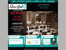 Tablet Screenshot of minispavt.com